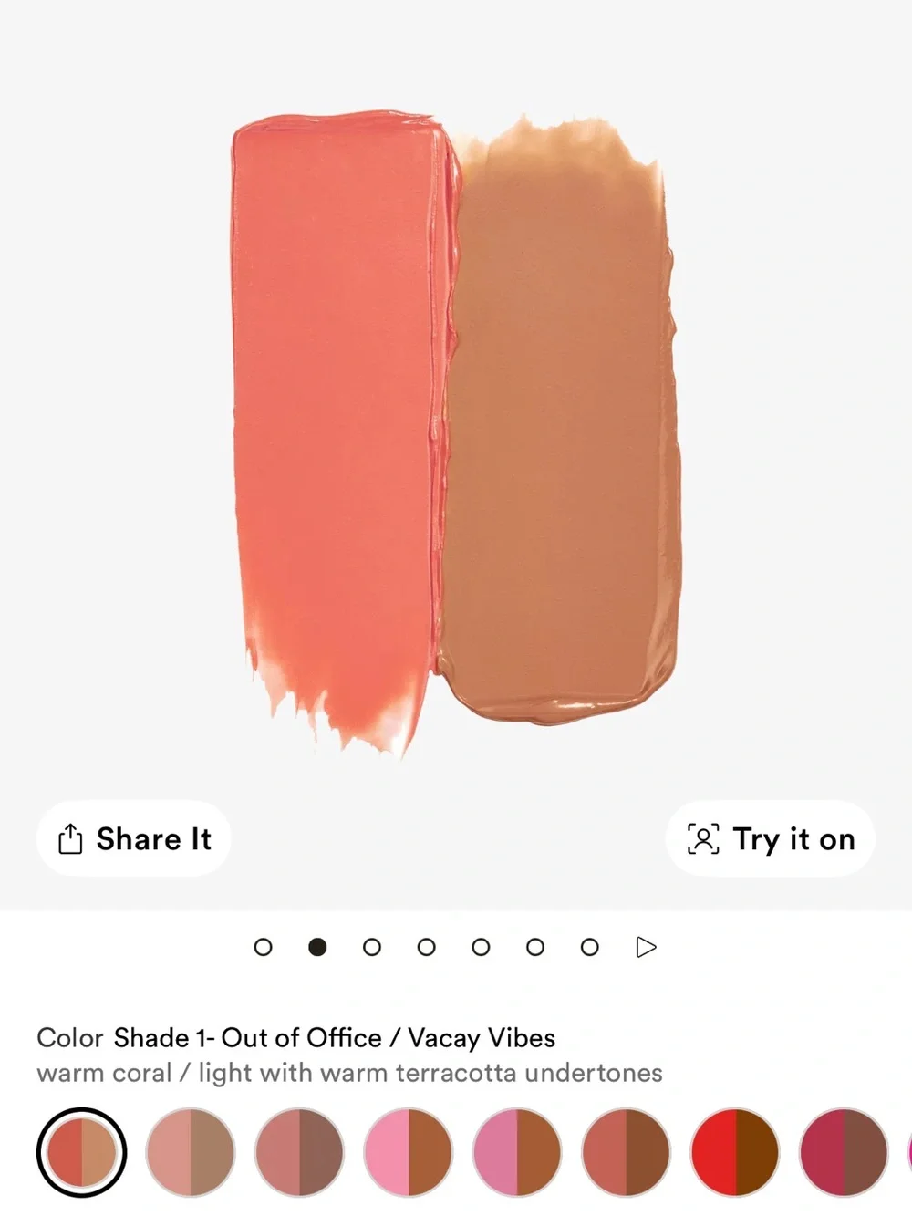 DIBS BLUSH & BRONZER STICK - OUT OF OFFICE / VACAY VIBES
